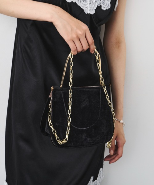 LE VERNIS(ル・ベルニ)の「LE VERNIS(ル・ベルニ)Metal handle minibag(ハンドバッグ・レディース・ブラウン/パイソン/ブラック・FREE)」の18枚目の写真