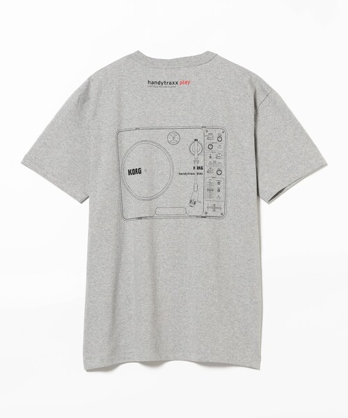 BEAMS RECORDS(ビームスレコーズ)の「【COLLABORATION】KORG handytraxx play × BEAMS RECORDS Tシャツ(Tシャツ/カットソー・メンズ・グレー/ブラック・LARGE/X-LARGE/MEDIUM)」の8枚目の写真