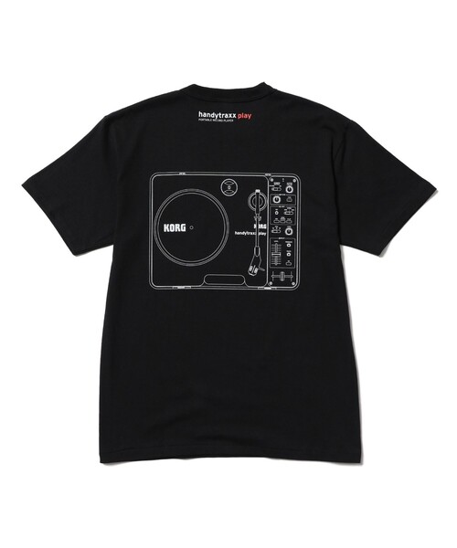 BEAMS RECORDS(ビームスレコーズ)の「【COLLABORATION】KORG handytraxx play × BEAMS RECORDS Tシャツ(Tシャツ/カットソー・メンズ・グレー/ブラック・LARGE/X-LARGE/MEDIUM)」の11枚目の写真