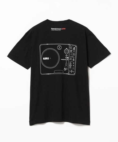 BEAMS RECORDS(ビームスレコーズ)の「【COLLABORATION】KORG handytraxx play × BEAMS RECORDS Tシャツ(Tシャツ/カットソー・メンズ・グレー/ブラック・LARGE/X-LARGE/MEDIUM)」の14枚目の写真