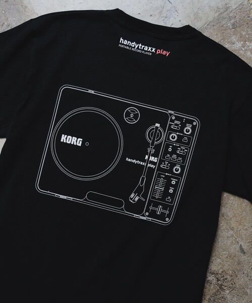 BEAMS RECORDS(ビームスレコーズ)の「【COLLABORATION】KORG handytraxx play × BEAMS RECORDS Tシャツ(Tシャツ/カットソー・メンズ・グレー/ブラック・LARGE/X-LARGE/MEDIUM)」の18枚目の写真