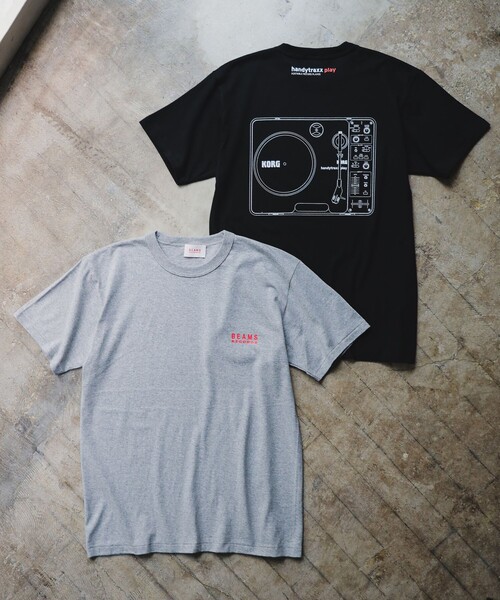 BEAMS RECORDS(ビームスレコーズ)の「【COLLABORATION】KORG handytraxx play × BEAMS RECORDS Tシャツ(Tシャツ/カットソー・メンズ・グレー/ブラック・LARGE/X-LARGE/MEDIUM)」の19枚目の写真