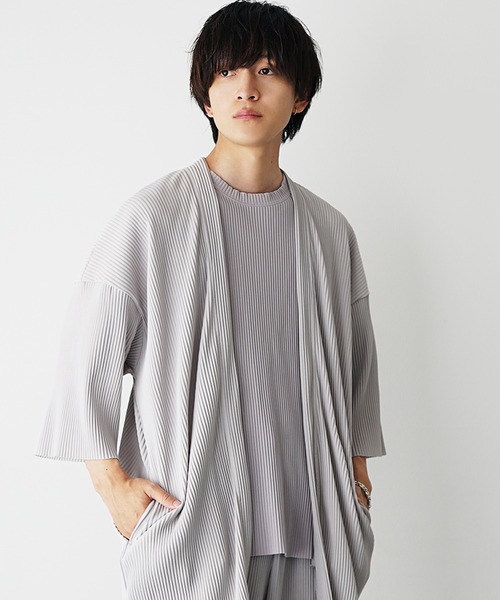  ★半袖 クルーネック プリーツ トップス Tシャツ FLAG ON CREW Tシャツ 無地 半袖 メンズ ポケット付 2枚セット