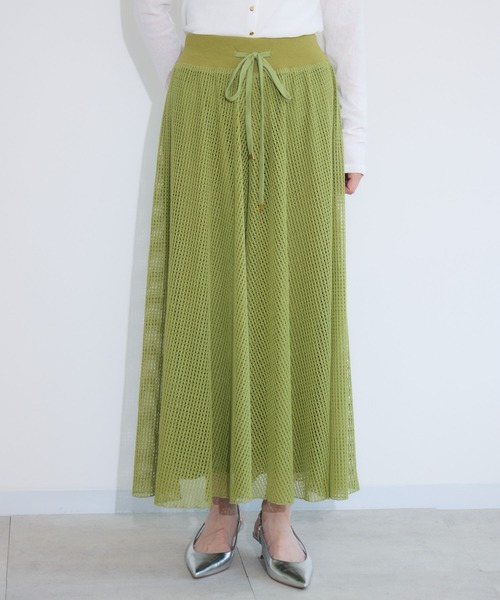 Paradise Picnic（パラダイスピクニック）の「メッシュスカート見えパンツ（その他パンツ・レディース・ブラック/グリーン/アイボリー・FREE）」の14枚目の写真