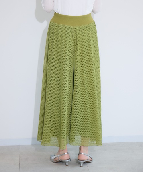 Paradise Picnic（パラダイスピクニック）の「メッシュスカート見えパンツ（その他パンツ・レディース・ブラック/グリーン/アイボリー・FREE）」の17枚目の写真