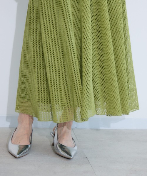 Paradise Picnic（パラダイスピクニック）の「メッシュスカート見えパンツ（その他パンツ・レディース・ブラック/グリーン/アイボリー・FREE）」の19枚目の写真