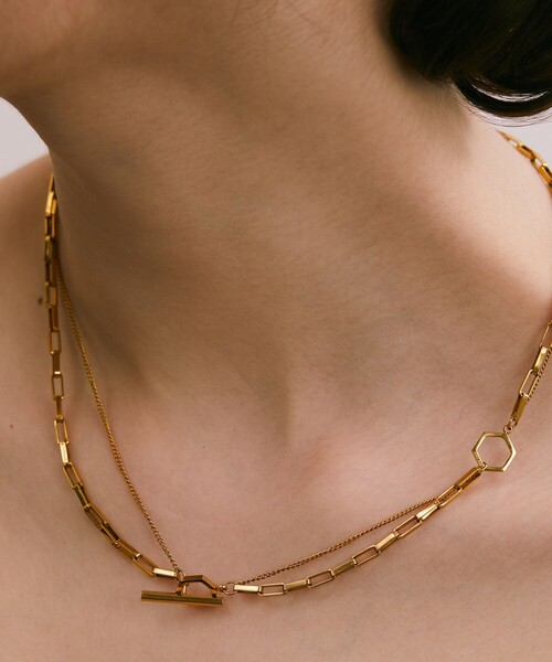 SOAC（ソーク）の「＜SOAC＞CONNECT チェーン ネックレス（ネックレス・レディース・シルバー/ゴールド・FREE）」の5枚目の写真
