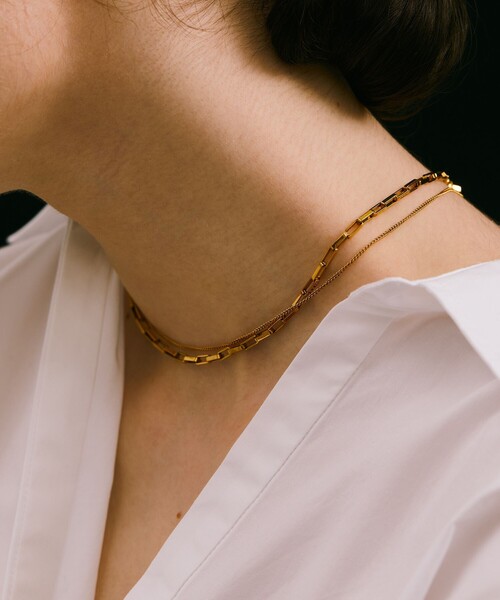 SOAC（ソーク）の「＜SOAC＞CONNECT チェーン ネックレス（ネックレス・レディース・シルバー/ゴールド・FREE）」の6枚目の写真