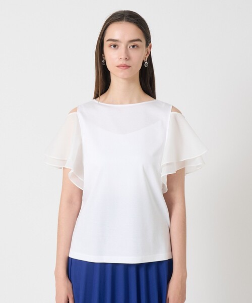 アナイANAYI ポンチョ ライトポンチオフショルプルオーバー（Tシャツ/カットソー