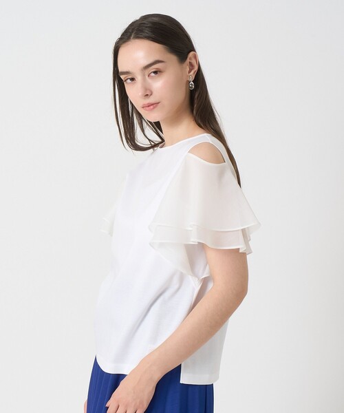 アナイANAYI ポンチョ ライトポンチオフショルプルオーバー（Tシャツ/カットソー