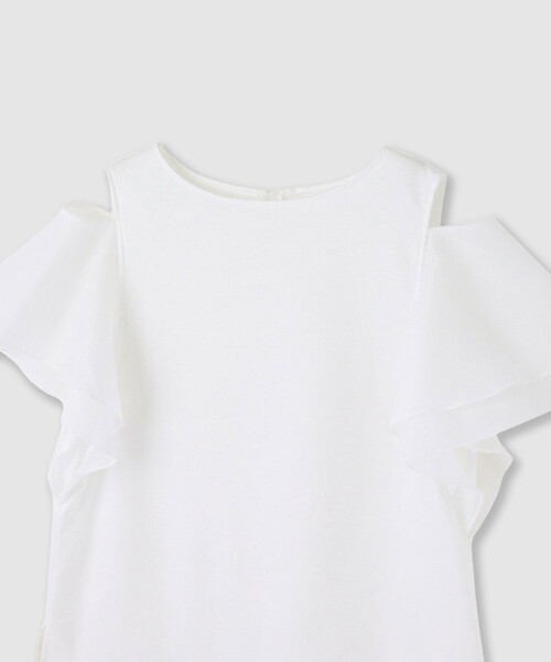 ANAYI(アナイ)の「ライトポンチオフショルプルオーバー(Tシャツ/カットソー・レディース・ブラック/ホワイト・38/36)」の14枚目の写真