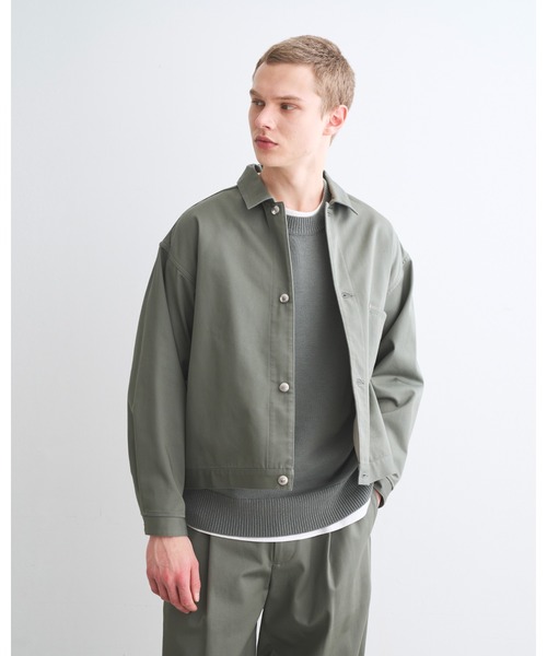 Traditional Weatherwear（トラディショナルウェザーウェア）の「WORK JACKET 001（ブルゾン・メンズ・セージグリーン/ブラック/ブラウン系その他・38/36/40）」の3枚目の写真