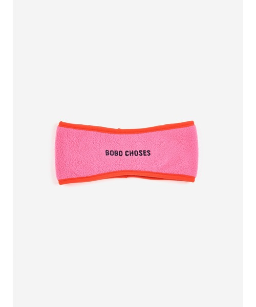 BOBO CHOSES（ボボショーズ）の「Bobo Choses pink polar fleece headband（ヘアバンド・キッズ・フューシャピンク・ONE SIZE）」の2枚目の写真