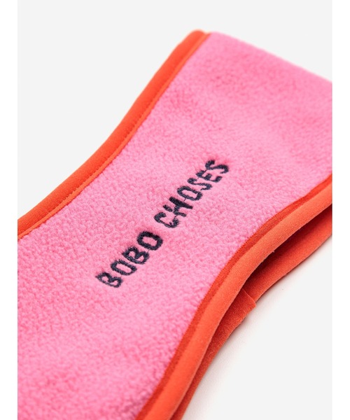 BOBO CHOSES（ボボショーズ）の「Bobo Choses pink polar fleece headband（ヘアバンド・キッズ・フューシャピンク・ONE SIZE）」の3枚目の写真
