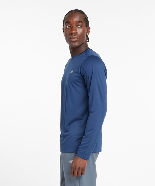 NEW BALANCE(ニューバランス)の「Sport Essentials ランロングスリーブTシャツ(Tシャツ/カットソー・メンズ・ネイビー/ブラック・MEDIUM/LARGE/X-LARGE/SMALL)」の7枚目の写真