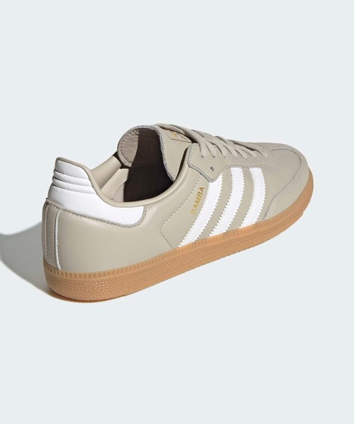 adidas（アディダス）の「サンバ OG シューズ / Samba OG Shoes / アディダスオリジナルス adidas Originals（スニーカー・メンズ・ベージュ/シルバー・22.0cm/22.5cm/23.0cm/23.5cm/24.0cm/24.5cm/25.0cm/25.5cm/26.0cm/26.5cm/27.0cm/27.5cm/28.0cm/28.5cm/29.0cm）」の6枚目の写真