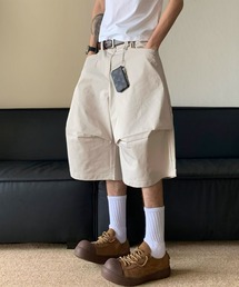 THE HITSS（ヒッツ）の「ワイドレッグ ナイロン ジョーツ ハーフパンツ（その他パンツ）」