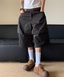 THE HITSS（ヒッツ）の「ワイドレッグ ナイロン ジョーツ ハーフパンツ（その他パンツ）」