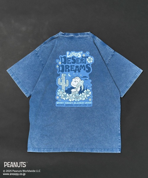 PEANUTS（ピーナッツ）の「PEANUTS/ピーナッツ ライナスTEE（Tシャツ/カットソー・レディース・ライトグレー/ブルー・M/L）」の10枚目の写真