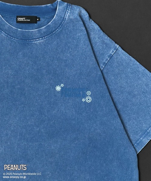 PEANUTS（ピーナッツ）の「PEANUTS/ピーナッツ ライナスTEE（Tシャツ/カットソー・レディース・ライトグレー/ブルー・M/L）」の11枚目の写真