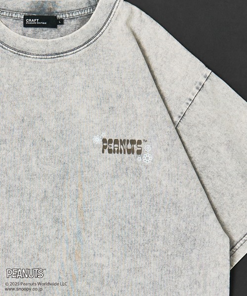 PEANUTS（ピーナッツ）の「PEANUTS/ピーナッツ ライナスTEE（Tシャツ/カットソー・レディース・ライトグレー/ブルー・M/L）」の6枚目の写真