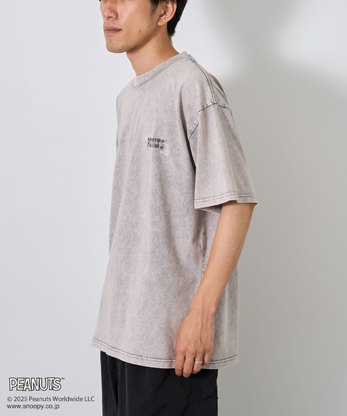 PEANUTS（ピーナッツ）の「PEANUTS/ピーナッツ ライナスTEE（Tシャツ/カットソー・レディース・ライトグレー/ブルー・M/L）」の19枚目の写真