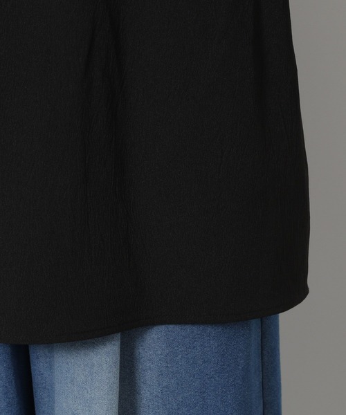 LAKOLE（ラコレ）の「クレープ袖バルーンブラウス / 580617（シャツ/ブラウス・レディース・マスタード/ブラウン/ブラック/アイボリー・FREE）」の8枚目の写真