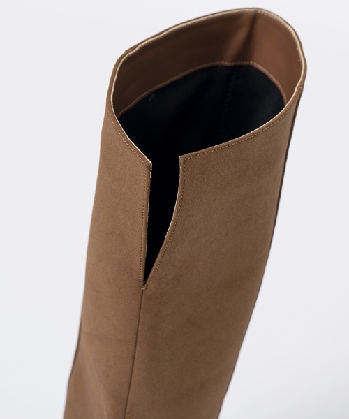 MAISON SPECIAL（メゾンスペシャル）の「Low Heels Loose Long Boots/ローヒールルーズロングブーツ（ブーツ・レディース・ブラック/ボルドー/キャメル・36/37/38）」の7枚目の写真