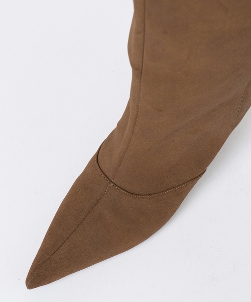 PRE-ORDER】Low Heels Loose Long Boots/ローヒールルーズロングブーツ