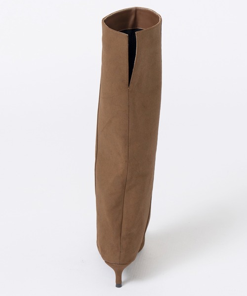 MAISON SPECIAL（メゾンスペシャル）の「Low Heels Loose Long Boots/ローヒールルーズロングブーツ（ブーツ・レディース・ブラック/ボルドー/キャメル・36/37/38）」の6枚目の写真