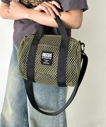 DISCUS（ディスカス）の「DISCUS/ディスカス メッシュ 2WAY ミニボストンバッグ/ショルダーバッグ 巾着/容量 約5リットル（ショルダーバッグ）」
