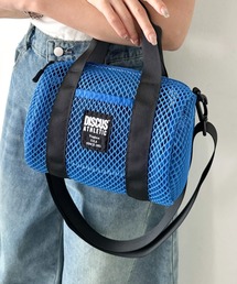 DISCUS（ディスカス）の「DISCUS/ディスカス メッシュ 2WAY ミニボストンバッグ/ショルダーバッグ 巾着/容量 約5リットル（ショルダーバッグ）」
