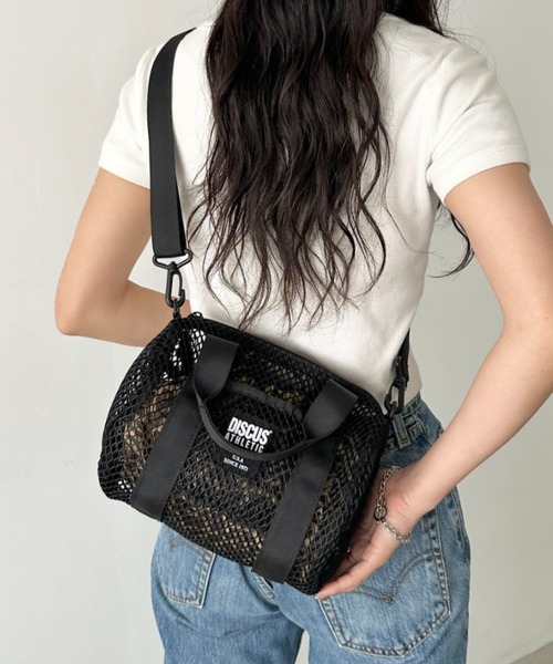 セール】DISCUS/ディスカス メッシュ 2WAY ミニボストンバッグ