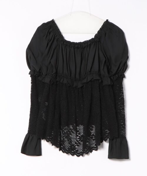 コエル（COEL）/ヴィンテージレースフリルブラウス ヴィンテージレースフリルブラウス（シャツ/ブラウス）｜COEL（コエル