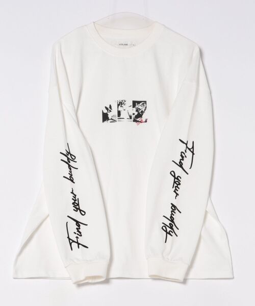 ATELANE(アテレーン)の「ATELANE / ヘビーウエイト/アソート/フォト/プリントロンTEE(Tシャツ/カットソー・メンズ・オフホワイト/ブラック/ホワイト系その他/ブラック系その他・MEDIUM/LARGE)」の18枚目の写真
