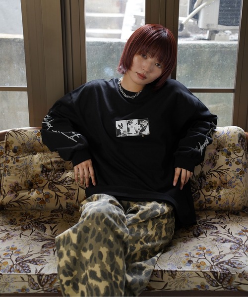 ATELANE(アテレーン)の「ATELANE / ヘビーウエイト/アソート/フォト/プリントロンTEE(Tシャツ/カットソー・メンズ・オフホワイト/ブラック/ホワイト系その他/ブラック系その他・MEDIUM/LARGE)」の3枚目の写真