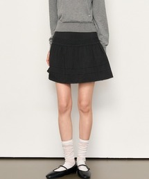 GENERAL IDEA | GENERAL IDEA/ジェネラルアイディア lace volume shirring mini skirt ミニスカート(スカート)