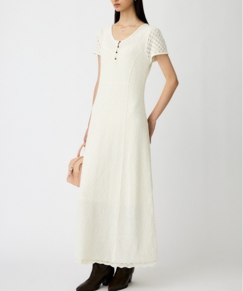 もも　MOUSSY MERMAID ドレス MOUSSY MERMAID LACE ドレス L/ORG1 -ファッション通販 FASHION