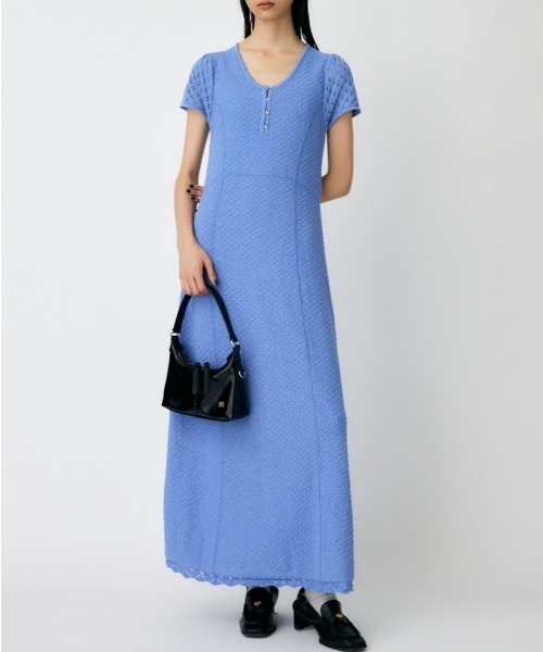 もも　MOUSSY MERMAID ドレス MERMAID LACE ドレス｜マウジーの通販｜&mall（アンドモール