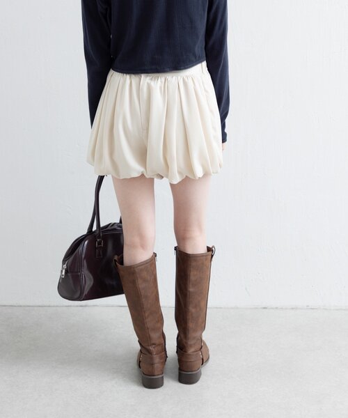 Kastane（カスタネ）の「【新色追加】バルーンショートパンツ（その他パンツ・レディース・ブラウン/アイボリー/ブラック・FREE）」の15枚目の写真