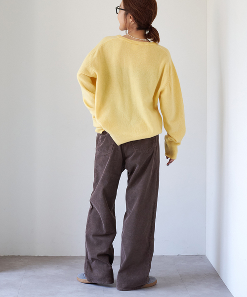 OUTDOOR PRODUCTS(アウトドアプロダクツ)の「ULTコールハイライズルーズ5PKT(デニムパンツ・レディース・ピンク系その他/ブラウン/ベージュ・34/36/38)」の5枚目の写真