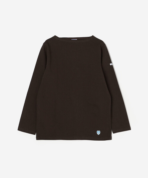 ORCIVAL（オーシバル）の「ORCIVAL | コットンロード フレンチバスクTシャツ WOMEN（Tシャツ/カットソー・レディース・グレー系その他/ブラウン系その他/ホワイト系その他6/ブルー系その他5/アイボリー/ブラック系その他/ダークブラウン/レッド系その他/ブルー系その他/ベージュ系その他/イエロー系その他/ホワイト系その他5/ブラック/ブラック系その他2/グレイッシュベージュ/グリーン系その他・1/0/2）」の9枚目の写真