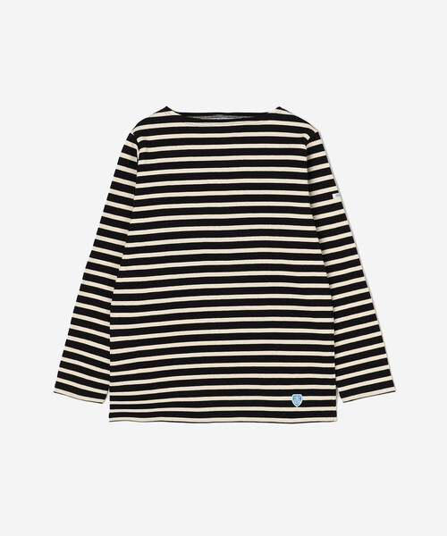 ORCIVAL（オーシバル）の「ORCIVAL | コットンロード フレンチバスクTシャツ WOMEN（Tシャツ/カットソー・レディース・グレー系その他/ブラウン系その他/ホワイト系その他6/ブルー系その他5/アイボリー/ブラック系その他/ダークブラウン/レッド系その他/ブルー系その他/ベージュ系その他/イエロー系その他/ホワイト系その他5/ブラック/ブラック系その他2/グレイッシュベージュ/グリーン系その他・1/0/2）」の6枚目の写真