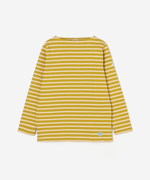 ORCIVAL（オーシバル）の「ORCIVAL | コットンロード フレンチバスクTシャツ WOMEN（Tシャツ/カットソー・レディース・グレー系その他/ブラウン系その他/ホワイト系その他6/ブルー系その他5/アイボリー/ブラック系その他/ダークブラウン/レッド系その他/ブルー系その他/ベージュ系その他/イエロー系その他/ホワイト系その他5/ブラック/ブラック系その他2/グレイッシュベージュ/グリーン系その他・1/0/2）」の15枚目の写真