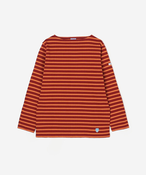 ORCIVAL（オーシバル）の「ORCIVAL | コットンロード フレンチバスクTシャツ WOMEN（Tシャツ/カットソー・レディース・グレー系その他/ブラウン系その他/ホワイト系その他6/ブルー系その他5/アイボリー/ブラック系その他/ダークブラウン/レッド系その他/ブルー系その他/ベージュ系その他/イエロー系その他/ホワイト系その他5/ブラック/ブラック系その他2/グレイッシュベージュ/グリーン系その他・1/0/2）」の16枚目の写真