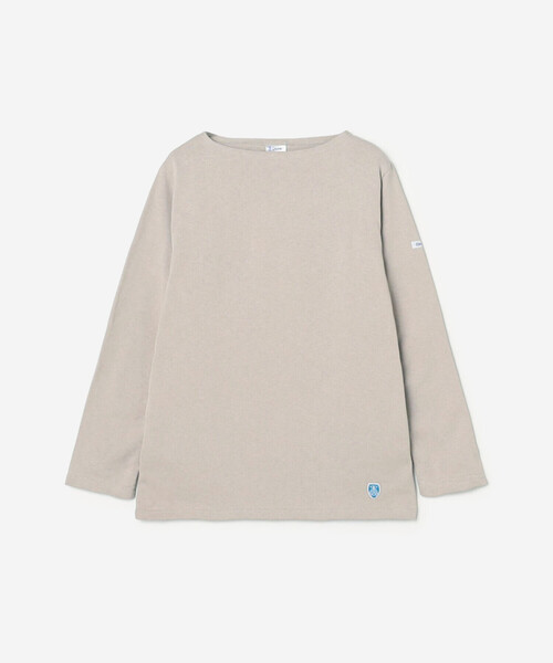 ORCIVAL（オーシバル）の「ORCIVAL | コットンロード フレンチバスクTシャツ WOMEN（Tシャツ/カットソー・レディース・グレー系その他/ブラウン系その他/ホワイト系その他6/ブルー系その他5/アイボリー/ブラック系その他/ダークブラウン/レッド系その他/ブルー系その他/ベージュ系その他/イエロー系その他/ホワイト系その他5/ブラック/ブラック系その他2/グレイッシュベージュ/グリーン系その他・1/0/2）」の11枚目の写真