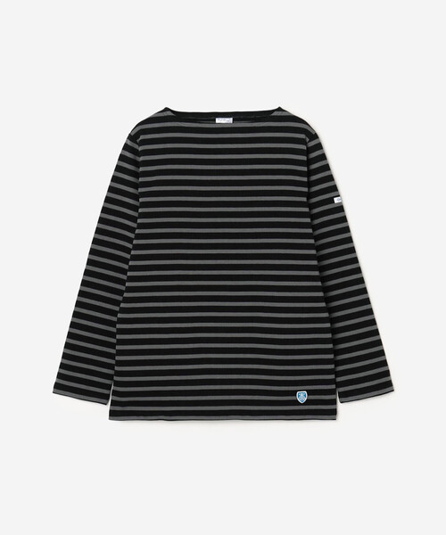 ORCIVAL（オーシバル）の「ORCIVAL | コットンロード フレンチバスクTシャツ WOMEN（Tシャツ/カットソー・レディース・グレー系その他/ブラウン系その他/ホワイト系その他6/ブルー系その他5/アイボリー/ブラック系その他/ダークブラウン/レッド系その他/ブルー系その他/ベージュ系その他/イエロー系その他/ホワイト系その他5/ブラック/ブラック系その他2/グレイッシュベージュ/グリーン系その他・1/0/2）」の7枚目の写真