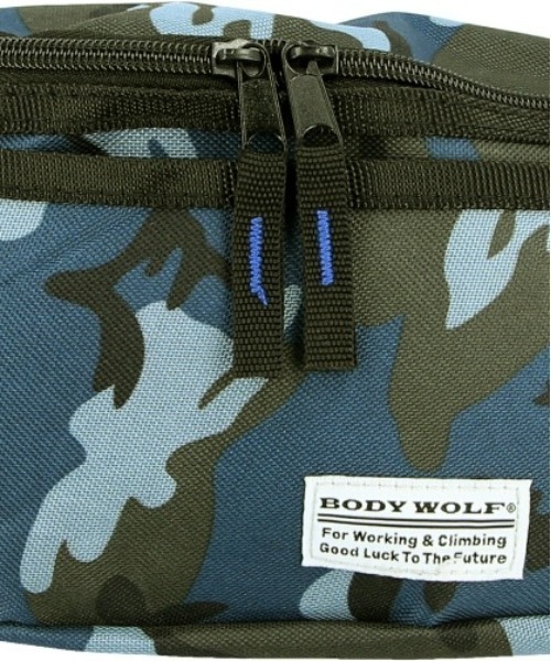 BACKYARD FAMILY（バックヤードファミリー）の「BODYWOLF ボディウルフ BW22 ボディバッグ（ボディバッグ/ウエストポーチ・メンズ・ブラック/ブルー系その他/グレー系カモフラージュ・FREE）」の11枚目の写真