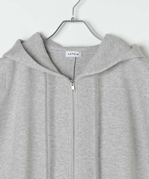 LEPSIM（レプシィム）の「パフエアWZIPベスト　582438（ベスト・レディース・トップグレー/アイボリー/ブラック/ブラウン/セージグリーン・FREE）」の10枚目の写真