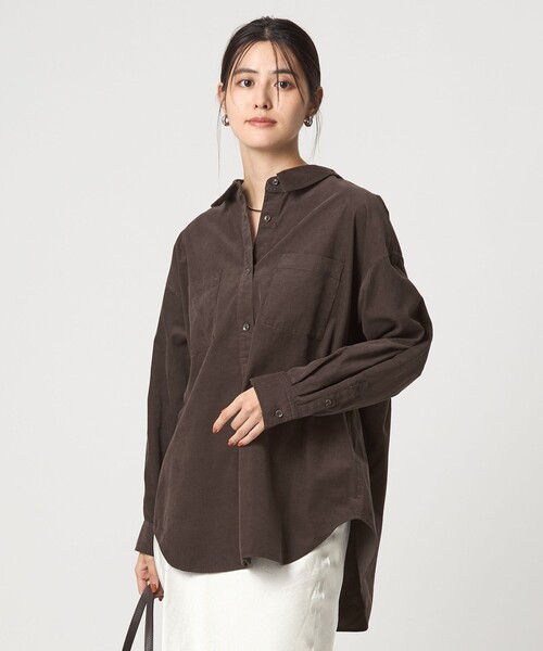 セール】ライトコール シャツ（シャツ/ブラウス）｜green label